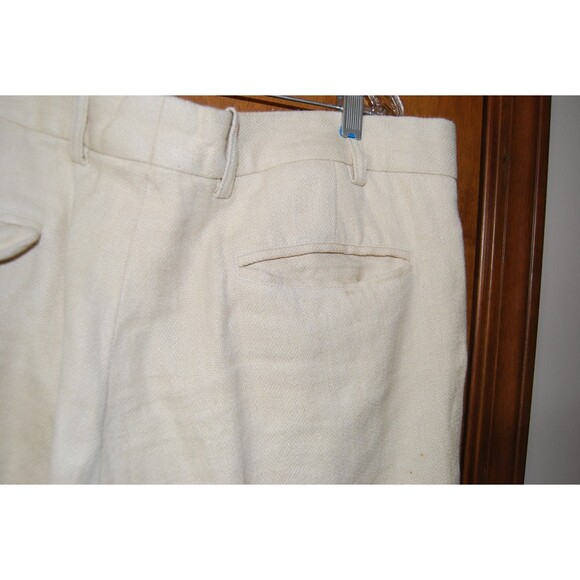 Vintage Orvis Mens Trouser 100% Hemp 40x30 with cuff - Picture 10 of 10